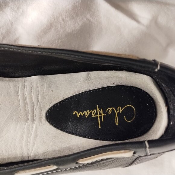 Cole Haan Black and White Loafers Size 8.5 - Picture 4 of 5